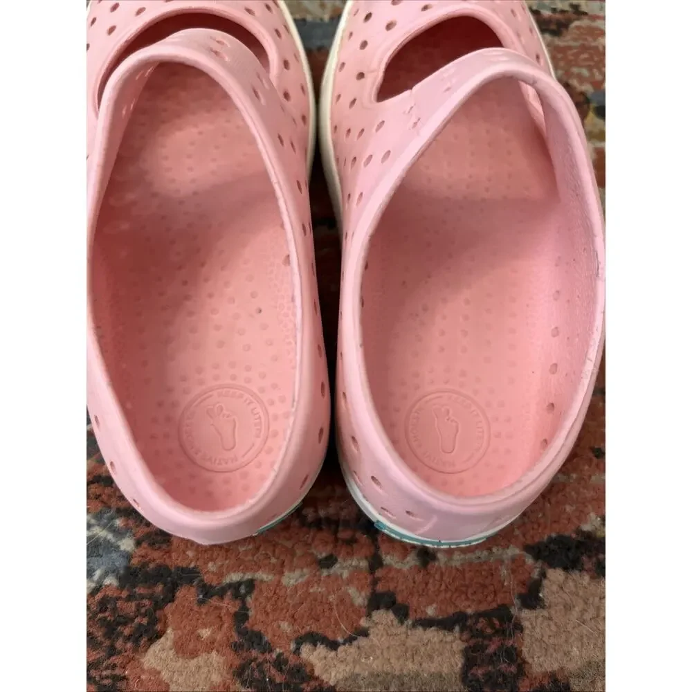 Native Shoes Mary Jane Water Shoes Pink Girls Child Size 10 Kids